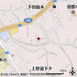 青森県八戸市田面木赤坂42周辺の地図