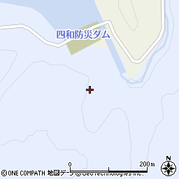 四和防災ダム周辺の地図