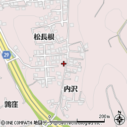 青森県八戸市田面木松長根9周辺の地図
