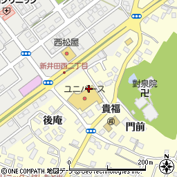 青森県八戸市新井田（法光野）周辺の地図