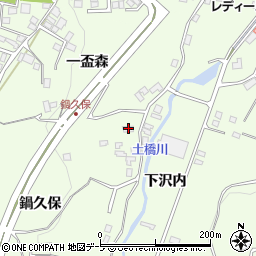 青森県八戸市沢里鍋久保16-2周辺の地図
