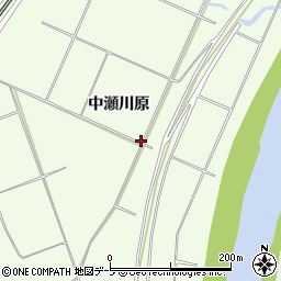 青森県八戸市櫛引中瀬川原周辺の地図