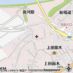 青森県八戸市田面木船場道下1周辺の地図
