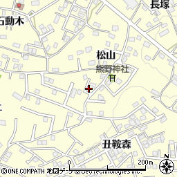 青森県八戸市新井田松山17周辺の地図