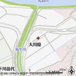 青森県八戸市尻内町大川原周辺の地図