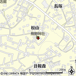 青森県八戸市新井田松山45周辺の地図