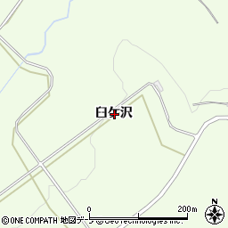 青森県八戸市櫛引臼ケ沢周辺の地図