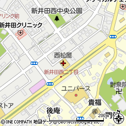 西松屋八戸新井田店周辺の地図