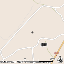 青森県五戸町（三戸郡）倉石中市（浦田沢）周辺の地図
