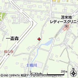 青森県八戸市沢里一盃森20-2周辺の地図