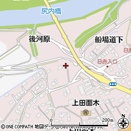 青森県八戸市田面木船場道下5周辺の地図