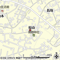 青森県八戸市新井田松山21周辺の地図
