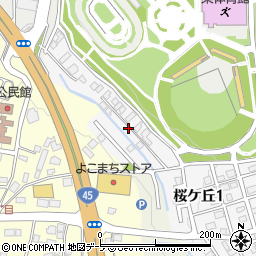 〒031-0834 青森県八戸市桜ケ丘の地図