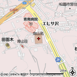 青森県八戸市田面木赤坂24周辺の地図