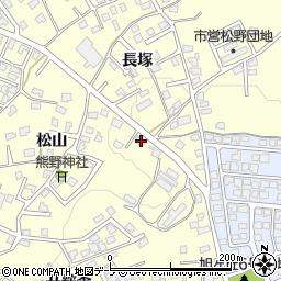 青森県八戸市新井田松山40周辺の地図