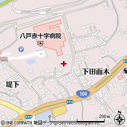 仙真堂薬局八戸日赤前店周辺の地図