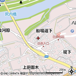 青森県八戸市田面木船場道下7周辺の地図