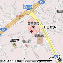 青森県八戸市田面木赤坂23周辺の地図