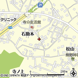 青森県八戸市新井田石動木16-4周辺の地図