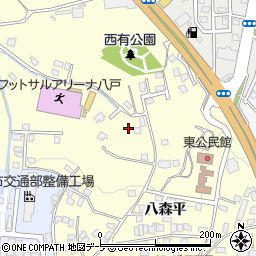 青森県八戸市新井田松山中野場30-29周辺の地図