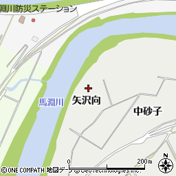 青森県八戸市八幡（矢沢向）周辺の地図