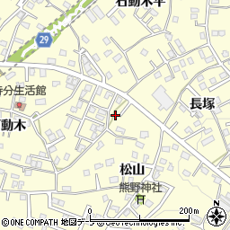 青森県八戸市新井田松山28-7周辺の地図