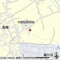 青森県八戸市新井田松山中野場4周辺の地図