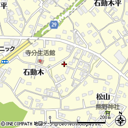 青森県八戸市新井田石動木22-3周辺の地図