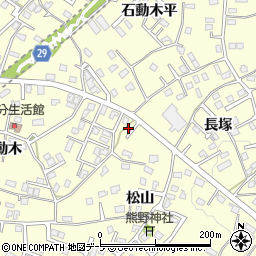 青森県八戸市新井田松山28周辺の地図