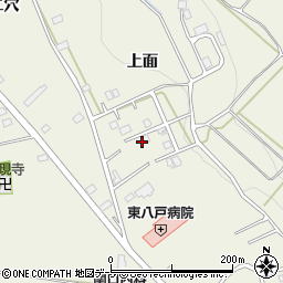 青森県八戸市大久保上面9-85周辺の地図