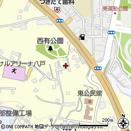 青森県八戸市新井田松山中野場33-38周辺の地図