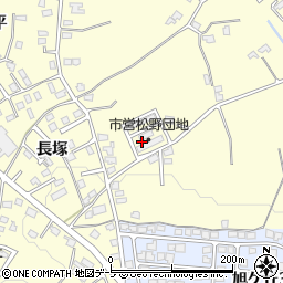 青森県八戸市新井田松山下野場3周辺の地図