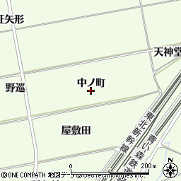 青森県八戸市櫛引中ノ町周辺の地図