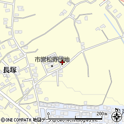 青森県八戸市新井田松山下野場10周辺の地図