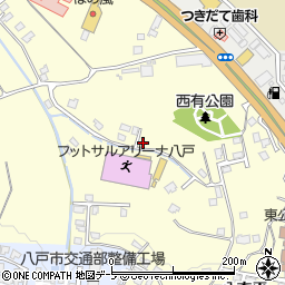 青森県八戸市新井田松山中野場26-8周辺の地図