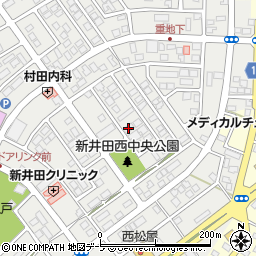 セジュール新井田２周辺の地図