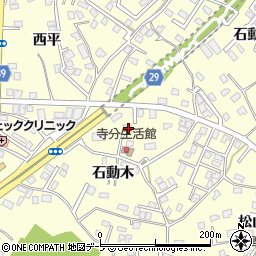 青森県八戸市新井田石動木28-2周辺の地図