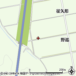 青森県八戸市櫛引野巡周辺の地図