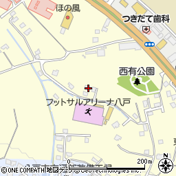 青森県八戸市新井田松山中野場26-5周辺の地図