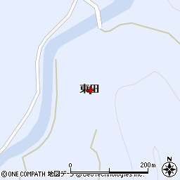 青森県南津軽郡大鰐町居土東田周辺の地図