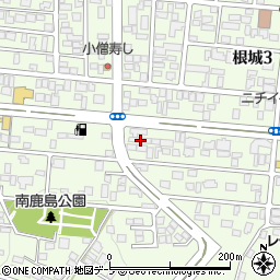 カースタレンタカー八戸根城店周辺の地図