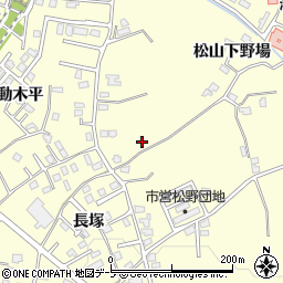 青森県八戸市新井田松山下野場23周辺の地図