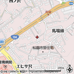 青森県八戸市根城馬場頭3-27周辺の地図