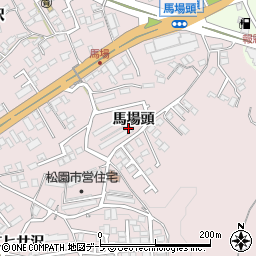 青森県八戸市根城馬場頭周辺の地図