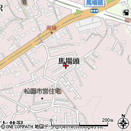 青森県八戸市根城（馬場頭）周辺の地図