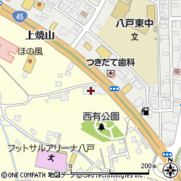 八戸市庁　交通部周辺の地図
