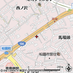青森県八戸市根城馬場頭3-30周辺の地図