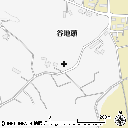 青森県五戸町（三戸郡）倉石石沢（谷地頭）周辺の地図