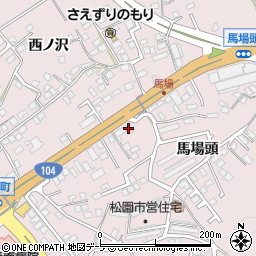 青森県八戸市根城馬場頭3-6周辺の地図