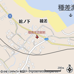 青森県八戸市鮫町種差周辺の地図